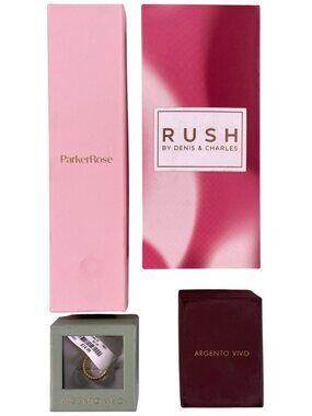 LOT-SALE of 3 Necklaces & 1-Pair of Rings By Ruch/ParkerRose/Argento Vivo $84NEW